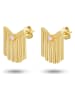 Les Favorites Vergold. Ohrstecker mit Edelsteinen
