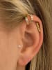 Les Favorites Vergold. Earcuff mit Edelsteinen