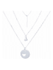 Les Favorites Silber-Halskette mit Anhänger - (L)40 cm