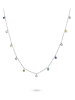 Les Favorites Zilveren ketting met sierelementen - (L)38 cm
