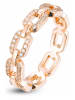 Les Favorites Rosévergold. Ring mit Edelsteinen