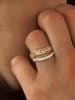 Les Favorites Vergold. Ring mit Edelsteinen