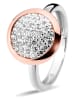 Les Favorites Rosévergold. Ring mit Edelsteinen