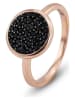 Les Favorites Rosévergold. Ring mit Edelsteinen