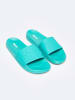 BIG STAR Klapki w kolorze turkusowym