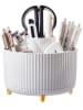 Joybos Make-up organizer wit - (H)12,5 x Ø 15 cm