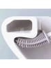 Joybos 2-delige set: toiletborstelhouder wit - (B)11 x (H)36 x (D)3,5 cm