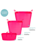 Joybos Aufbewahrungskorb in Pink - (B)43 x (H)42 x (T)38,5 cm