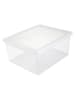 Joybos Aufbewahrungskiste in Transparent - (B)39 x (H)33,5 x (T)18 cm