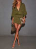 Milan Kiss Kleid in Khaki