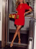 Milan Kiss Kleid in Rot
