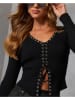 Milan Kiss Bluse in Schwarz
