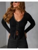 Milan Kiss Bluse in Schwarz