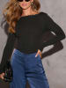 Milan Kiss Bluse in Schwarz