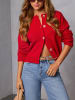 Milan Kiss Cardigan in Rot