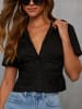 Milan Kiss Bluse in Schwarz