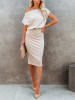 Milan Kiss Kleid in Beige