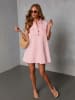 Milan Kiss Kleid in Rosa