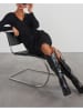 Milan Kiss Strickkleid in Schwarz