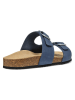 Geox Leren slippers "Brionia" blauw