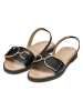 Geox Leren sandalen "Naileen" zwart