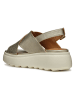 Geox Leder-Keilsandaletten "Spherica EC4" in Gold