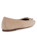 Geox Leder-Ballerinas "Marsilea" in Beige
