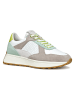 Geox Leder-Sneakers "Amabel" in Weiß/ Grün