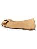 Geox Leder-Ballerinas "Ballystar" in Beige