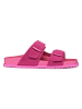 Geox Leren slippers "Sandybett" roze