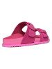 Geox Leder-Pantoletten "Sandybett" in Pink