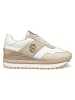 Geox Leren sleehaksneakers "New Kency" wit/beige