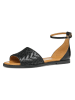Geox Leder-Sandalen "Naileen" in Schwarz
