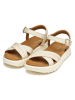 Geox Skórzane sandały "Xand" w kolorze kremowym
