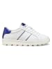 Geox Leder-Sneakers "Spherca Ecub" in Weiß/ Lila