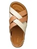Geox Leren sandalen "Adelash" lichtbruin/crème