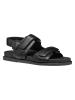 Geox Leren sandalen "Adelash" zwart