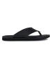 Geox Leren teenslippers "Erice" zwart