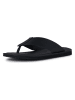 Geox Leren teenslippers "Erice" zwart