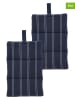 SÖDAHL 2-delige set: pannenlappen "Harmony" donkerblauw