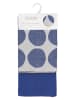 SÖDAHL 2-delige set: theedoeken "Bubbles" blauw/crème - (L)70 x (B)50 cm