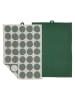 SÖDAHL 2-delige set: theedoeken "Bubbles" groen/crème - (L)70 x (B)50 cm