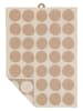 SÖDAHL 2er-Set: Geschirrtücher "Bubbles" in Beige - (L)70 x (B)50 cm
