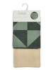 SÖDAHL 2-delige set: theedoeken "Twist" groen/beige - (L)70 x (B)50 cm