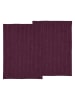 SÖDAHL Ściereczki (2 szt.) "Line" w kolorze fioletowym do naczyń - 70 x 50 cm