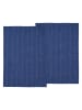 SÖDAHL 2-delige set: theedoeken "Line" blauw - (L)70 x (B)50 cm