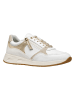 Geox Leder-Sneakers "Bulmya" in Weiß/ Beige