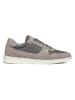 Geox Leren sneakers "Kennet" grijs