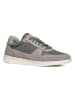 Geox Leder-Sneakers "Kennet" in Grau