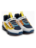 Bull Boys Sneakers "T-Rex Scarpa" wit/donkerblauw/geel